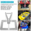 Aluminum Universal Billet Battery Tray Kit Hold Down Relocation Box Holder Trunk