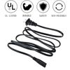 SapplySource 5ft UL AC in Power Cord Cable for Marshall Acton II Action 2 Wireless Speaker