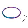 20" Rainbow Eternity Collar Slave Day Collar