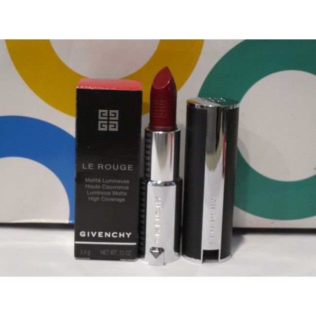 GIVENCHY ~ LE ROUGE LUMINOUS MATTE LIPSTICK ~ # 307 GRENAT INITIE ~ BOXED