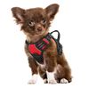Red No Pull Pet Dog Harness Reflective Strips Adjustable Control w/Padded Handle