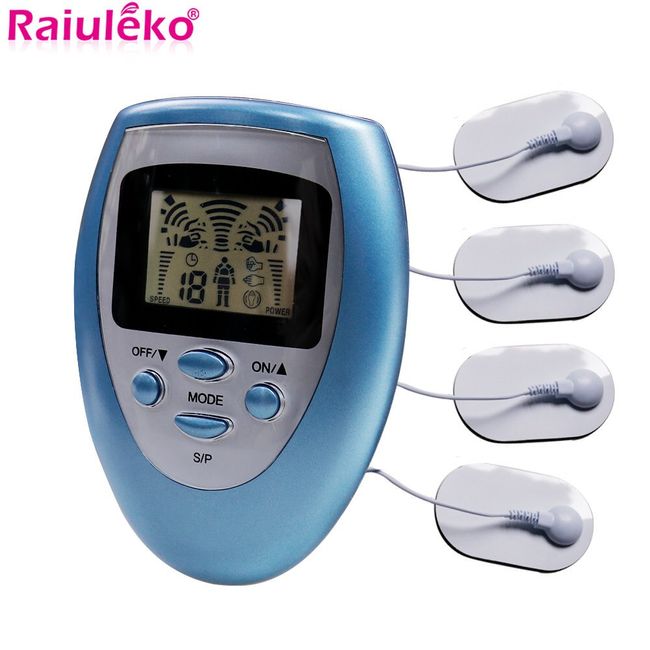 TENS Electrical Nerve Muscle Stimulator EMS Electric Pulse Digital Physical  Therapy Machine for Pain Full Body