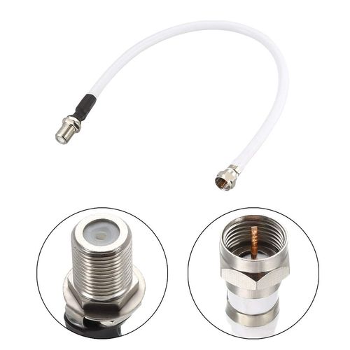 uxcell RG6 Coax Cable F Type Male to F Type Female Coaxial Cable 2 Feet 2pcs