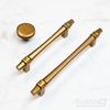 Alzassbg 6 Pack Antique Brass Cabinet Knobs, 1-1/4 Inch Diameter Round Kitchen Knobs for Cabinets and Drawers AL6104AB
