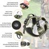 HEELE Dog Harness, No Pull, Release on Neck, Reflective, Adjustable, Padded, Green, XS