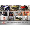 Kungfu Graphics Racing Sponsor Logo Micro Decal Sheet, White