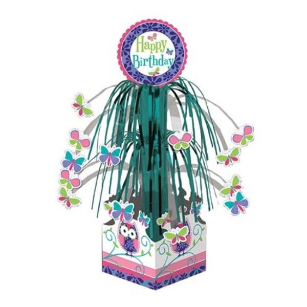 Mini Foil Cascade Centerpiece, Owl Pal