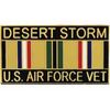EagleEmblems P12261 PIN-DEST.Storm,USAF,Vet. (1.125'')