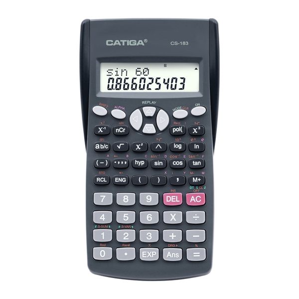 CS-183 2-Line LCD Display Scientific Calculator - Suitable for School and Busine