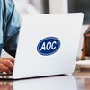 CafePress AOC Oval Sticker Oval Car Bumper Sticker