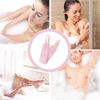 Yuka Washing, Rubber Back Scrub, Mud Gloves, Avalanched, Double-sided Use, Strong Rubbing, Unisex, Transparent Hanging Hook, Bath Goods, Includes 1 Hook (Pink)