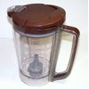 Ninja Kitchen System Pulse 48 oz Pitcher+Locking Lid for BL250 BL206 BL207 brown
