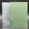 Plastic Embossing Folder A6 Size Christmas Tree Pattern Paper Crafts Plastic Textured Impressions for Card Making Scrapbooking