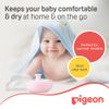 Pigeon Baby Powder Case with Puff, Pink