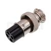 10101510169 Circular Cable Connector 4 Pin Female Silver Locking Ring