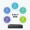 SANNCE 8CH DVR 1080P CCTV Security Camera System Outdoor Human Detection H.265+