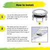 12ft Replacement Trampoline Safety Pad Surround Foam Spring Cover Padding, Blue