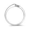 Ladies Solid Sterling 925 Silver 7 Stone Ruby and White Sapphire Cocktail Ring (T)