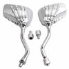 Chrome Skeleton Hand Motorcycle Rearview Side Mirrors For 150cc 125cc Scooter US
