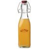 Kilner Square Glass Clip Top Bottle, 0.25 L