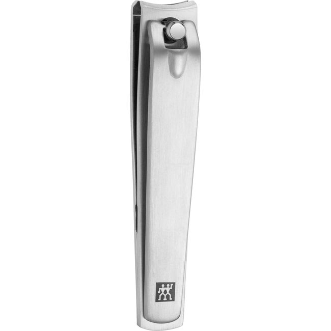 ZWILLING Toenail Clippers, Large Frosted Stainless Steel Nail Clippers, 85 mm