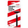 FEATHER High Stainless Steel Double-edged Holder, 1 Set