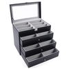 24-Grids Eyeglass Sunglasses Glasses Storage Display Box/ Holder Organizer Case