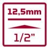 GEDORE Red Power Screwdriver Universal Joint 1/2 Inch