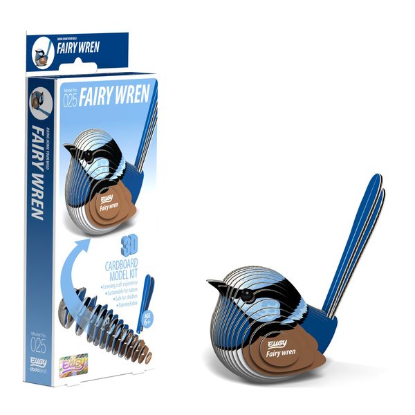 Eugy 3D Model 025 Fairy Wren