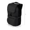 Picnic Time Zuma Backpack Cooler, Black, 12 oz