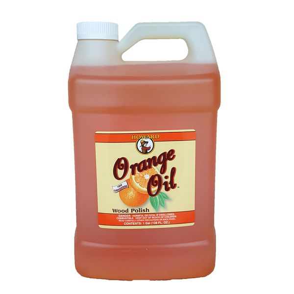 Howard Orange Oil Hardwood Floor Cleaner 128oz Gallon, Clean Kitchen Cabinets, Clean Wood Floors, Orange Oil Cleaner