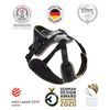 IDC Longwalk Y-Harness, Black-Gray, Size: XL