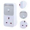 Gadpiparty Countdown Socket Safety Outlet Timer Plug Auto Shut off Timer Mechanical Outlet Timer Conserve Socket Programmable Timer Countdown Timer Outlet On off Timer Plastic Automatic