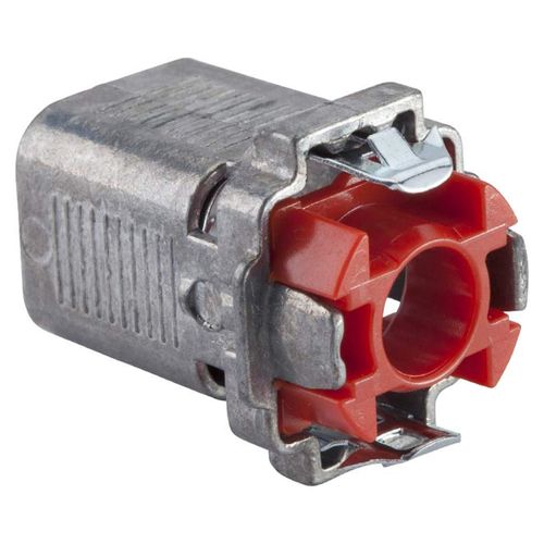 Halex, 3/8 in. Flexible Metal Conduit Snap In Connector , 25703, 5 per pack