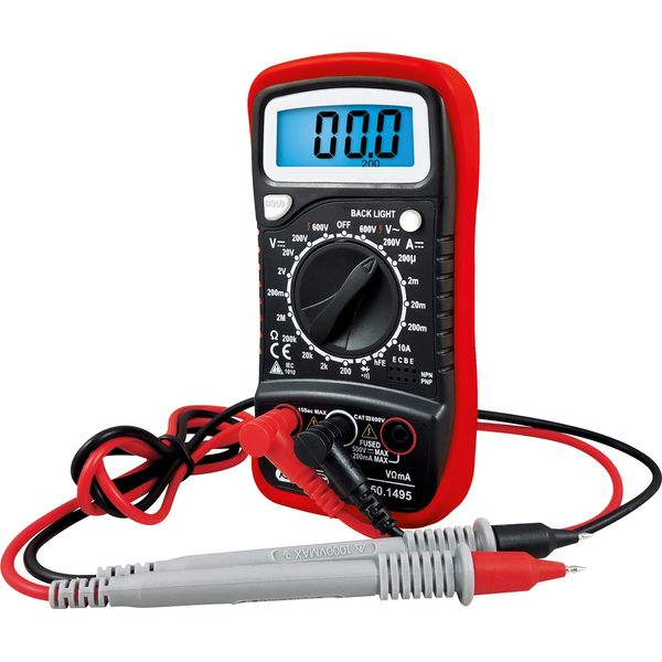 KS Tools 150.1495 Digital Multimeter incl. test probes