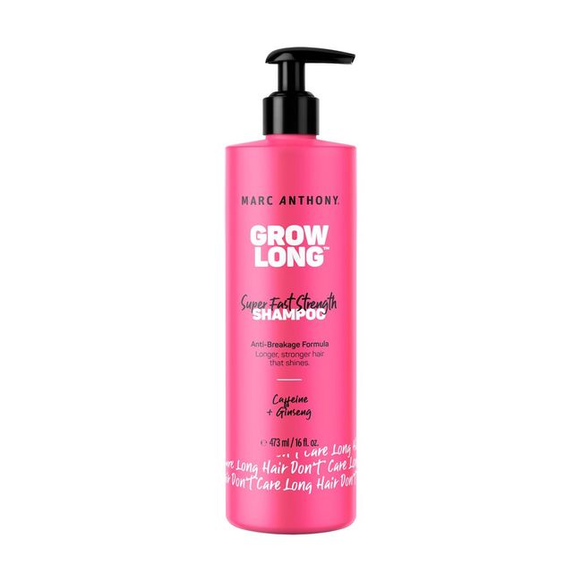 Grow Long Super Fast Strength Shampoo with Caffeine & Ginseng, 16 Oz