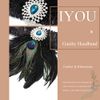 IYOU Feather Gatsby Headpiece Black Rhinestone 1920s Flapper Headband Prom Costume Wedding Hair Accessories for Women