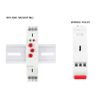 Vikye Multifunctional Delay Time Relay, 35mm DIN Rail Mount, AC 220V, 10 Functions, Adjustable Delay, LED Indication
