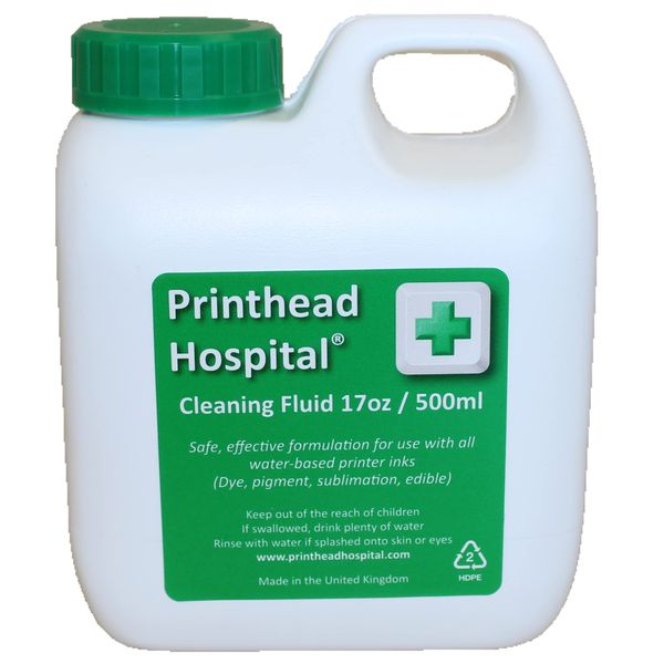 Printhead Hospital cleaning fluid for Epson, Brother, Canon, HP inkjet printers 17oz 500ml