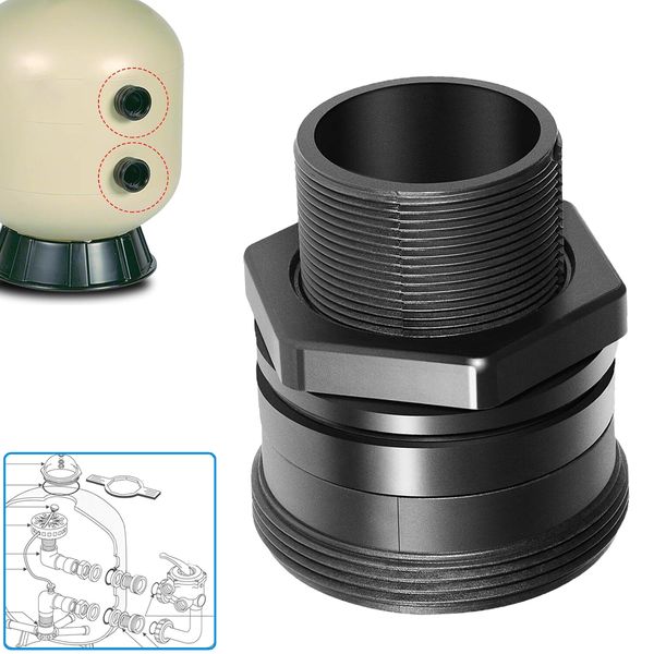 2'' Bulkhead Replacement Kit 154714 for Triton II Pool & Spa Sand Filter TR50
