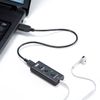 サンワサプライ USBオーディオ変換アダプタ(4極ヘッドセット用) MM-ADUSB4