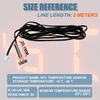 Innfeeltech 5 Pcs Waterproof Digital Thermal Temperature Sensor Probe 2M NTC 5K Ohm 3950 1%