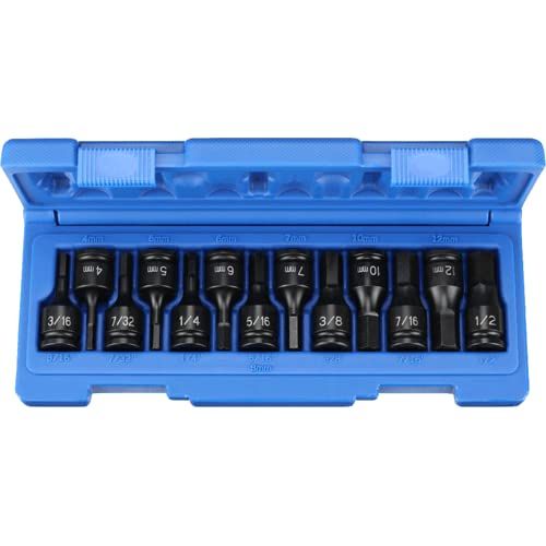Grey Pneumatic 1298HC 3/8in Drive 13 pc Combo Hex Driver SAE/Metric Set