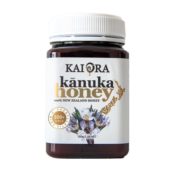 Kanuka Honey 3PLA-500+, 17.6 oz (500 g), NZ Honey, Unheated, Additive-free, Raw Honey, Marili, New Zealand