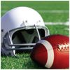 Creative Converting 18 Count Lunch Napkins, Gridiron Action, Green/Brown