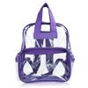 DALIX Small Clear Backpack Bag in Purple