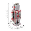 Freak Scene Superfreak Robot – Silver – Tin Robot – Retro Tin Toy