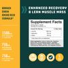 Branch Chain Amino Acids Supplement - Vegan BCAA Tablets Post Workout 120ct
