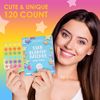 JOLVKA Star Pimple Patch-Spot Cover - Hydrocolloid Acne Pimple Patches (120 Patches) - Star Shape Blemish Patches- Cute Zit Patches for Face Sticker Skincare