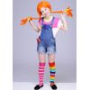 Struts Girls Book Character Orange Plaited Wig with Wire